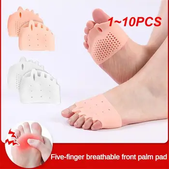 1-10 шт. Силиконовая защита для большого пальца стопы, Ортопедические разделители для пальцев ног, коррекционная накладка для пальцев ног, уход за передней частью стопы