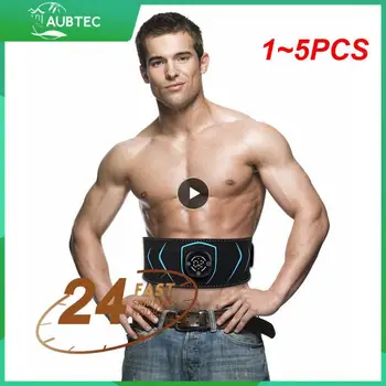 1 ~ 5ШТ Миостимулятор-тренажер USB Электрический тоник для пресса, брюшной пояс, вибрация для тела, талии, живота, потеря веса