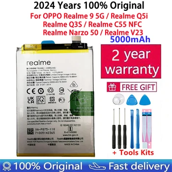 100% Оригинальный Высококачественный Аккумулятор емкостью 5000 мАч Для OPPO Realme 9 5G Q5i Q3S C55 NFC Narzo 50 V23 Batteries