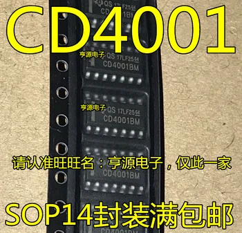 100 шт./лот 100% новый CD4001 CD4001BM SOP-14