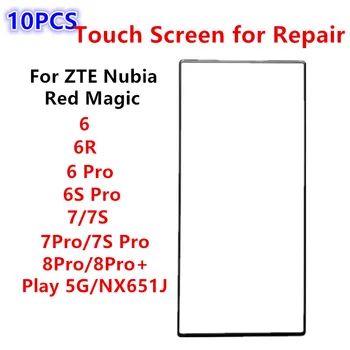 10ШТ Сенсорный Экран Для ZTE Nubia Red Magic 6 6R 6S Pro 7 Pro 8 Pro Play Переднее Стекло ЖК-дисплей С Выносной Панелью Запчасти Для Ремонта + OCA