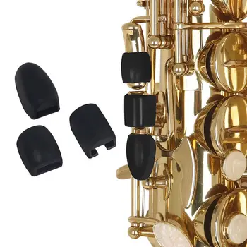2 комплекта боковой клавиатуры для саксофона, усилительная накладка, силиконовый цветной саксофон, правая боковая клавиатура, Pp Материал, аксессуары для саксофона