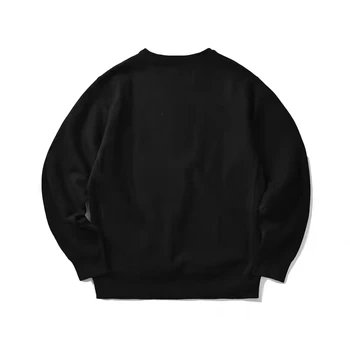 2023SS Новый модный черный свитер WACKO MARIA для мужчин и женщин, свитер с буквенным принтом, толстовка Apex Legends