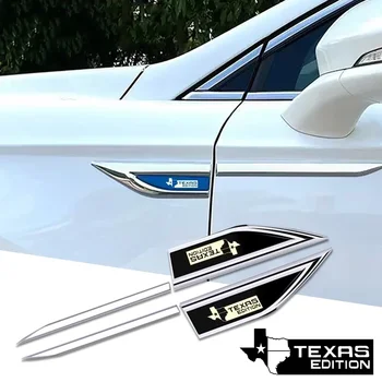 2шт автомобильных аксессуаров, лезвия для боковых дверей, автомобильные наклейки, автомобильные аксессуары для Ford Texas Edition
