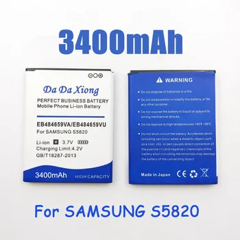 3400 мАч Батарея EB484659VA EB484659VU Для Samsung Galaxy S5820 I8150 W689 S5690 T759 I8350 S8600 M930 I110 R730 I677