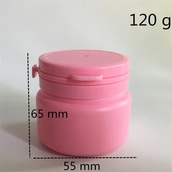 50 шт 120 мл розово-голубая пластиковая банка для упаковки таблеток и конфет сахарница с предохранительной крышкой Бесплатная доставка