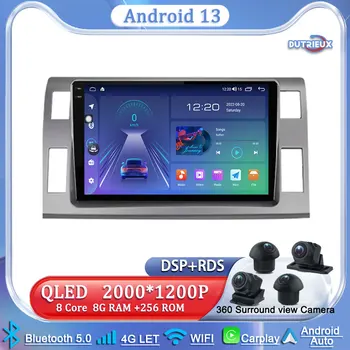 Android 13 для Toyota Previa 3 III XR50 Estima 2006 - 2019 Мультимедийный экран, стерео Радио, видеоплеер, телевизор, Автомобильная GPS-навигация