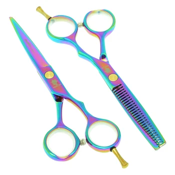 SMITH CHU 5,5-дюймовые профессиональные парикмахерские ножницы, Набор парикмахерских ножниц для стрижки, филировки, Инструмент для укладки волос A0013C