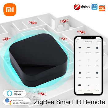 Xiaomi Tuya ZigBee WiFi Smart IR Remote Control Универсальный инфракрасный пульт дистанционного управления для умного дома Работает с Alexa Google Home