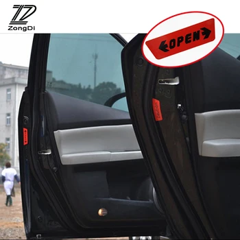 ZD 4X/Комплект Предупреждающих Наклеек На Дверь Автомобиля Со Светоотражающим Предупреждением Для Chevrolet cruze aveo Ssangyong kyron Toyota corolla chr аксессуары