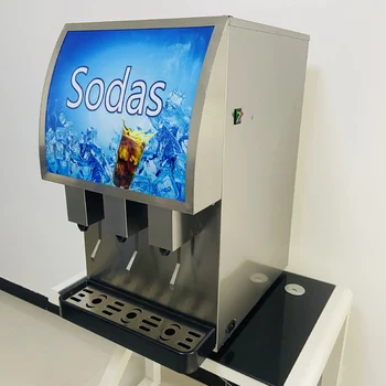Автомат по продаже кока-колы 220 В, автомат для замораживания кока-колы, 3 вида напитков