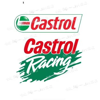 Автомобильные наклейки Castrol Huile Racing Autocollants Автомото Виниловые наклейки для ралли ПВХ