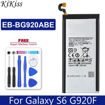 Аккумулятор для Samsung Galaxy S6 SM-G920, G920F, G920i, G920A, G920V, G9200, G9208, G9209, 2550 мАч, Номер для отслеживания