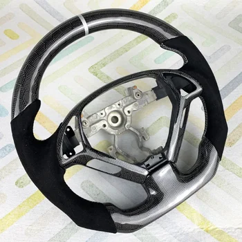 Аксессуары для интерьера автомобиля рулевое колесо из настоящего углеродного волокна для Infiniti G37 G35 Racing Wheel