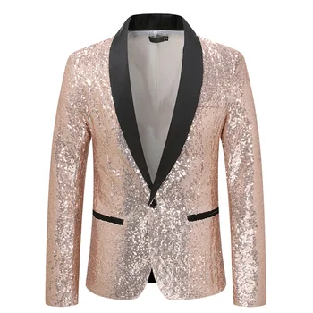 Блестящий Блейзер с пайетками, пиджак для мужчин, роскошный бренд 2023, свадебная вечеринка, ужин, смокинг для выпускного вечера, блейзер для мужчин, сценический костюм певца Homme