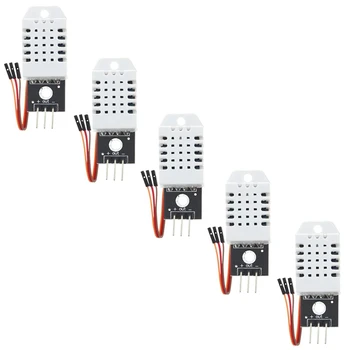 Датчик температуры и влажности для Arduino, для Raspberry Pi - включая соединительный кабель, 5 штук Простота установки
