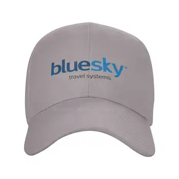 Джинсовая кепка Bluesky Travel Systems с логотипом высшего качества, бейсболка, вязаная шапка