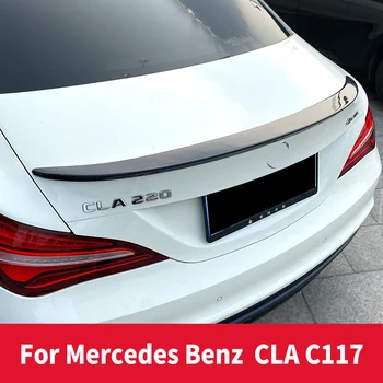 Для Mercedes Benz C117 W117 CLA 2014- 2016Trunk Спойлер Из АБС-пластика Задние Крылья Внешняя Отделка Автомобиля Для Укладки Седан 4 Двери