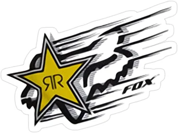 Для наклеек с логотипом Fox и Rockstar Energy Drink, виниловых наклеек, книг для бутылок с водой