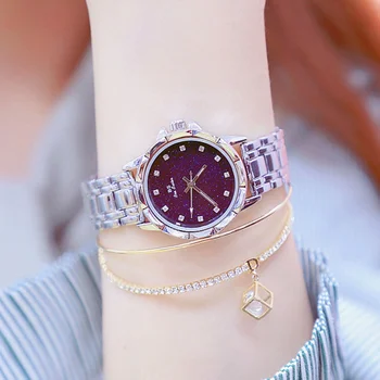 Женские часы BS Fashion Starry Sky, новое поступление, горячая распродажа, цепочка, женские часы с бриллиантами