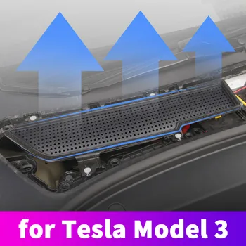 Защитный колпачок впуска двигателя автомобиля для Tesla Model 3 2018 2019 2020 Пылезащитный колпачок для крепления головки капота, Зажим для корпуса впуска, Аксессуары