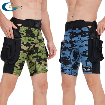 камуфляжные штаны для взрослых 2,5 мм, мужские летние быстросохнущие обтягивающие штаны для плавания, сноркелинга, серфинга, камуфляжные брюки