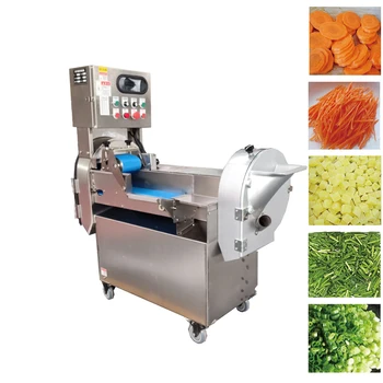 Коммерческий электрический картофелерезка, машина для резки овощей из нержавеющей стали, машина для нарезки пищевых кубиков, машина для нарезки лука