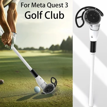 Крепление для ручки клюшки для гольфа VR для Meta Quest 3 Golf Oculus Аксессуары Контроллер клюшки для гольфа VR Аксессуары для виртуальной реальности