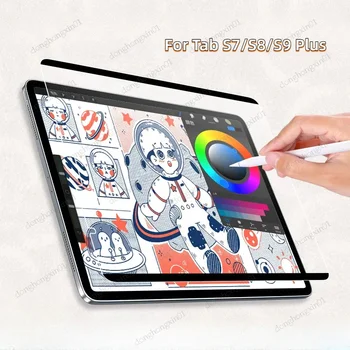 Магнитная Бумажная Защитная Пленка для Samsung Galaxy Tab S9 S8 S7 Plus S7 FE 12,4 Пленка Для Записи Рисунка Для Tab A8 10,5 A7 Lite