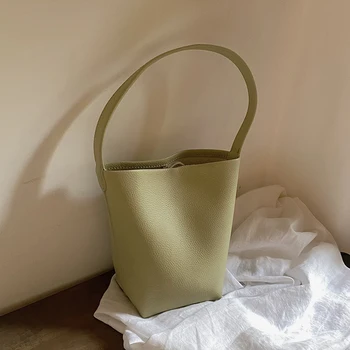 Модная женская сумка для подмышек, летние новинки 2023, популярные универсальные женские сумки-ведра, простая повседневная сумка на одно плечо
