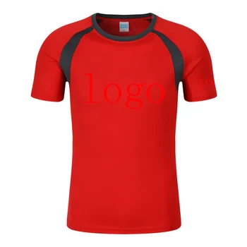 Мужская одежда с логотипом на заказ 2023 года, новая восьмицветная удобная дышащая рубашка с коротким рукавом и круглым вырезом