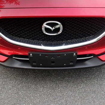 Наклейки на бампер автомобиля под решетку радиатора для Mazda CX-5 CX5 KF Аксессуары 2017 2018 2019 2020 2021
