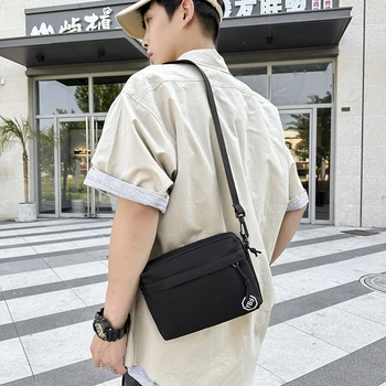 Новая простая повседневная универсальная женская сумка из нейлоновой ткани, легкая сумка через плечо на одно плечо, модные спортивные сумки для хранения на открытом воздухе