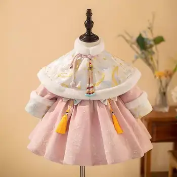 Новое детское Вечернее платье Принцессы с вышивкой, Дизайн Детской Свадьбы, Дня Рождения, Подиума, Праздничного Платья Для девочек A3560