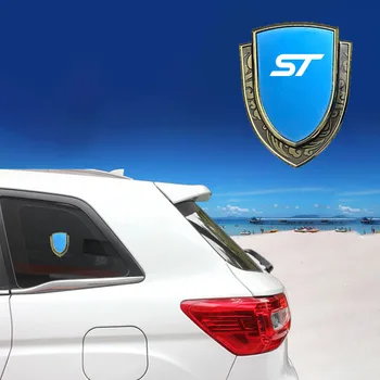 Окна кузова автомобиля, боковые щитки, металлические модные 3D знаки, значки, декоративные наклейки для автомобильных аксессуаров Ford ST