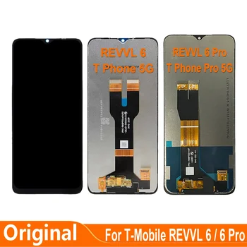 Оригинал для T-Mobile REVVL 6 Pro T Phone Pro 5G TMAF035G TMAF025G ЖК-дисплей С Сенсорным Экраном и Цифровым Преобразователем в сборе