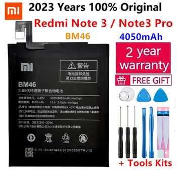 Оригинальный XIAOMI BM46 Сменный Аккумулятор Для Xiaomi Redmi Note 3 Note3 Pro Note3 Redrice Аутентичные Аккумуляторы Для Телефонов 4050 мАч + Инструменты
