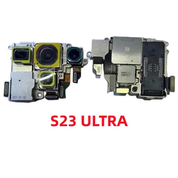 Оригинальный Гибкий кабель для основной камеры заднего вида Samsung Galaxy S23 Ultra S23U SM-S918B, SM-S918B/DS, S918E Для верхней передней камеры