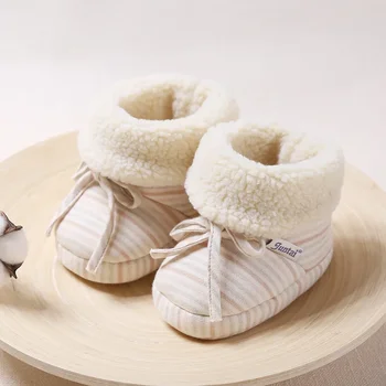 Осенне-зимняя новая детская обувь на мягкой подошве для мужчин и женщин, противоскользящая обувь для малышей, утолщенная детская обувь