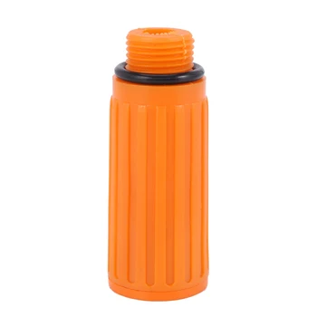 Пластиковая масляная пробка диаметром 16 мм с наружной резьбой для воздушного компрессора оранжевого цвета