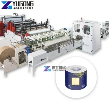 Продается автоматическая машина для производства рулонной туалетной бумаги для тиснения изделий из бумаги