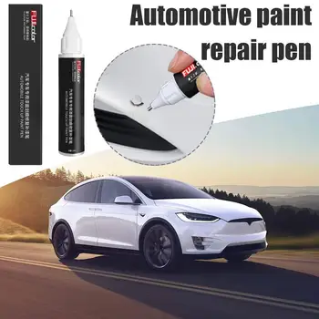 Ручки для удаления краски с автомобиля Подходят для Tesla Model 3 X Y S Car Paint Repair Pen Black White Paint Fixer Для Ремонта Ступицы колеса