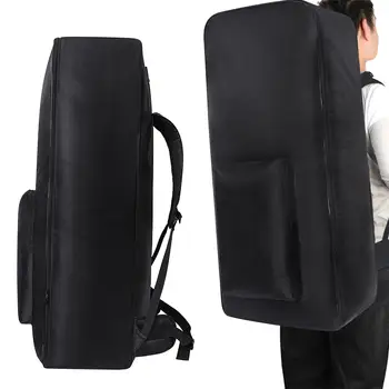 Рюкзак для доски для серфинга, переносной для хранения с регулируемыми ремнями, легкая черная нейлоновая надувная сумка для досок для путешествий, кемпинга