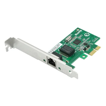 Сетевая карта PCIE Гигабитный сетевой адаптер Ethernet для I210AT PCIE X1 к RJ45 T5EE
