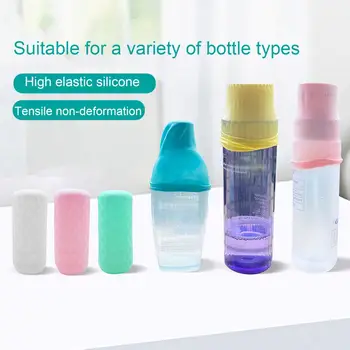 Силиконовая крышка для бутылки для путешествий, косметический герметичный рукав, Силиконовые туалетные принадлежности, защитная крышка для бутылки для шампуня, защита от протечек