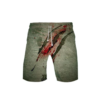 Специальные мужские шорты Teen Wolf 3D из американского телесериала Summer short homme Leisure в стиле ХИП-ХОП, короткие брюки, мужские Повседневные спортивные шорты