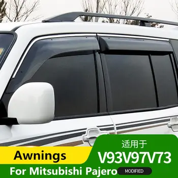 Тенты и Укрытия для Mitsubishi Pajero V73 V75 V77 V93 V97 2006-2018 специальные дождевики для бровей, модифицированные внедорожные аксессуары