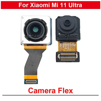 Фронтальная Задняя Основная Камера + Задняя Сверхширокая + Телеобъектив Макро-Камеры Гибкий Кабель Для Xiaomi 11 Ultra Mi11U Запчасти Для Ремонта