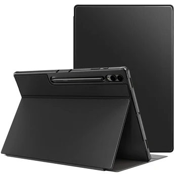 Чехол для Samsung Galaxy Tab S9 Ultra 2023 SM-X910B/SM-X916B, складной чехол с несколькими углами обзора и держателем S Pen, мягкая задняя крышка из ТПУ