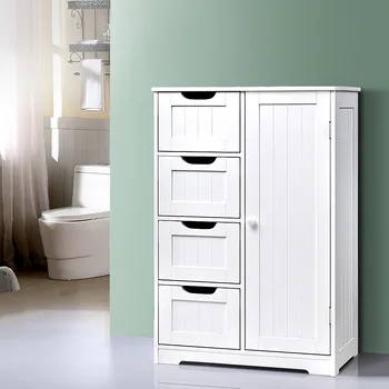Шкафчики для ванной комнаты с высокими ножками для домашней покраски в гостиной